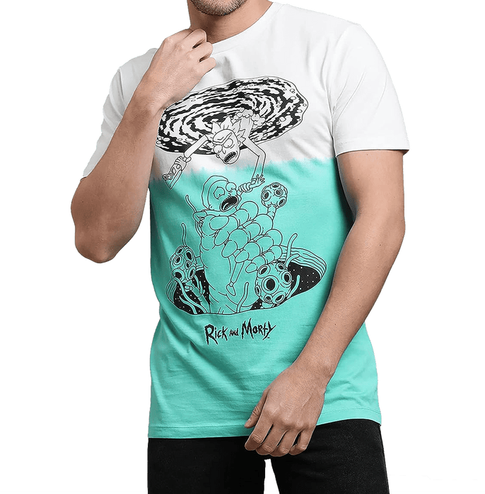 Rick And Morty 1076 Bermuda Green Mens T Shirt - www.entertainmentstore.in