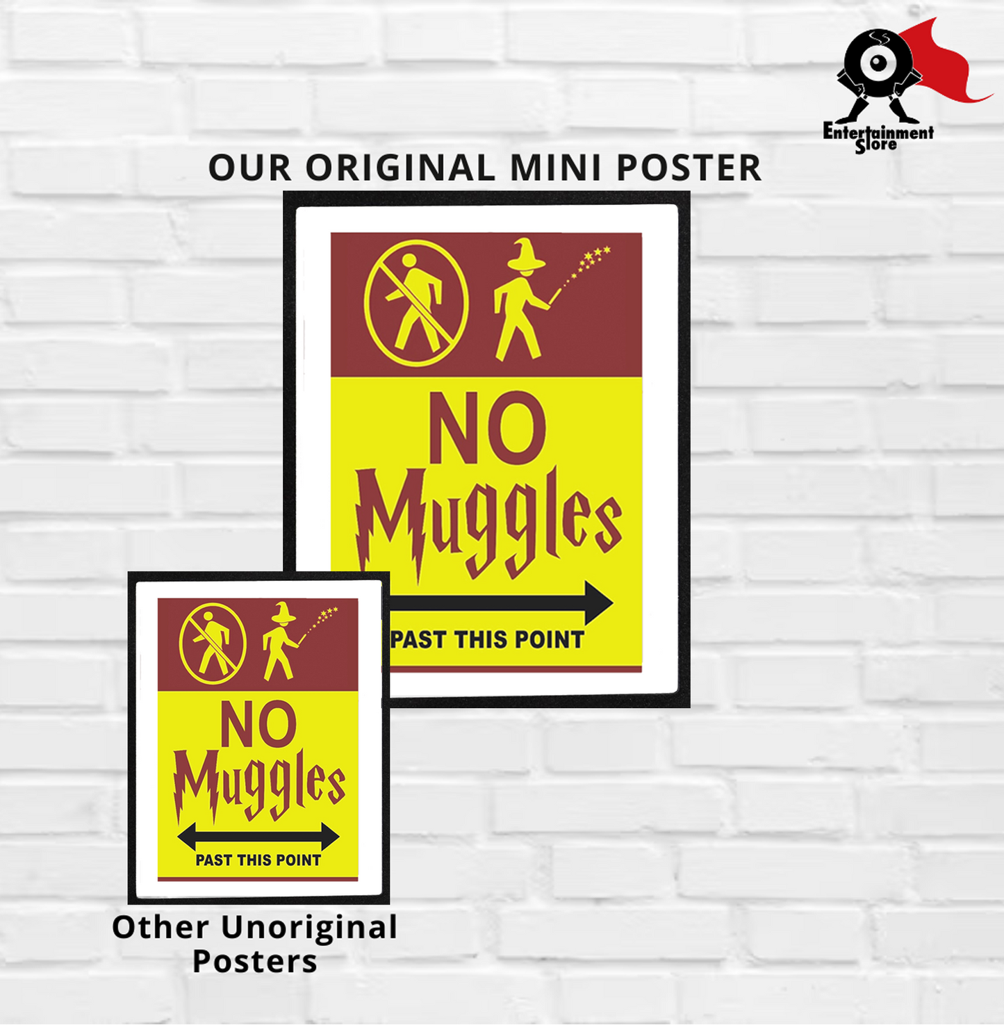 No Muggles Beyond This Point Mini Poster