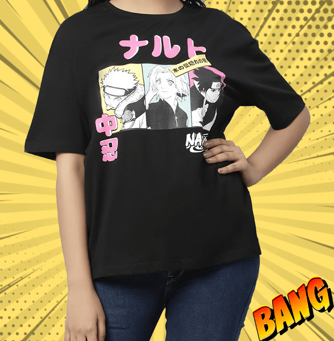 Naruto 1032 Black Women T Shirt