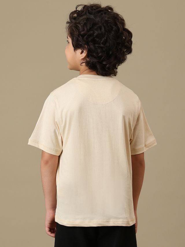 One Piece Luffy  Classic Beige Kids T Shirt