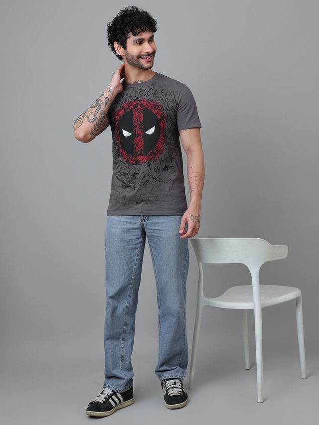 Deadpool Robust Grey T Shirt