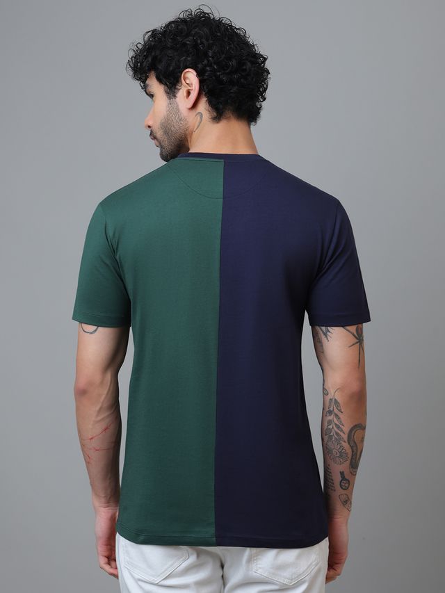 Hogwarts Sky Captain Navy - Primal Green T Shirt