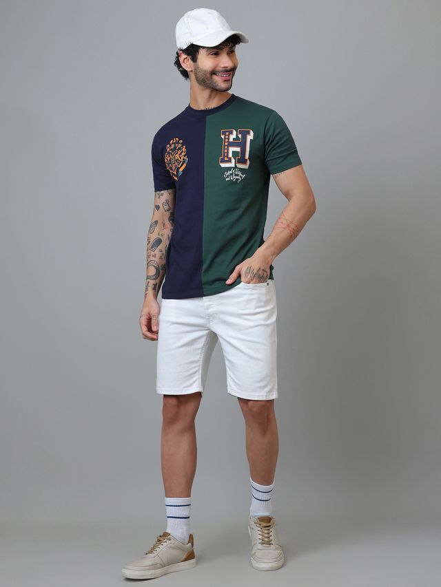 Hogwarts Sky Captain Navy - Primal Green T Shirt