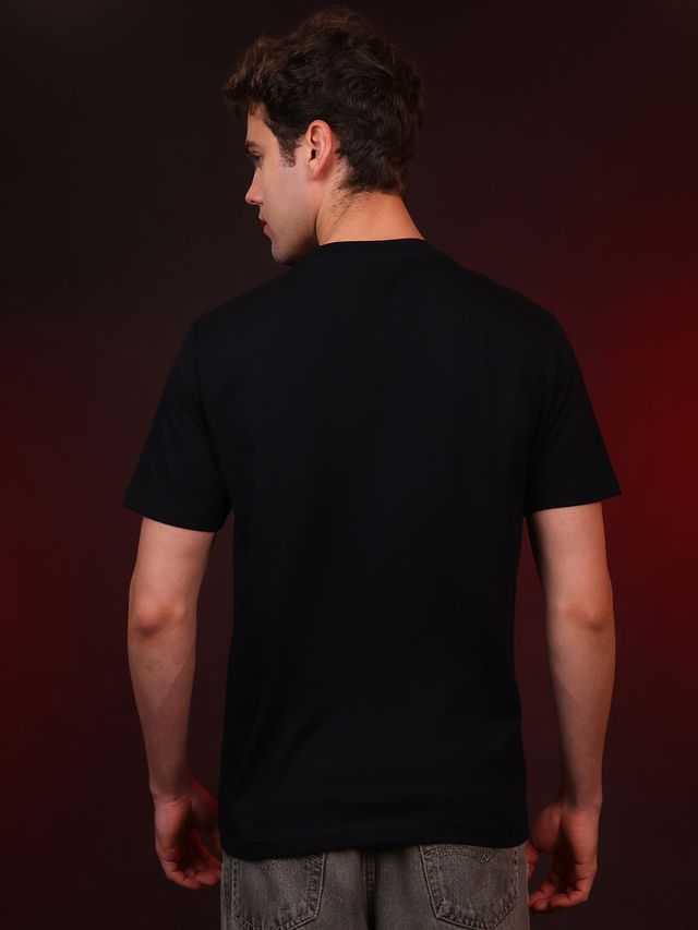 Stranger Things Hawkins  Black T Shirt