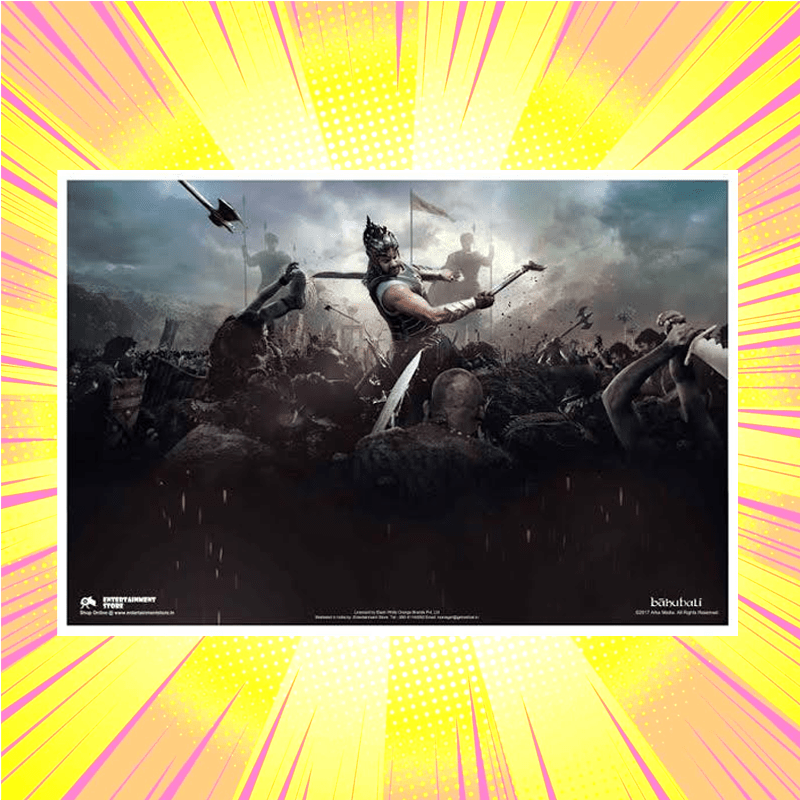 Baahubali Battlefield Poster - www.entertainmentstore.in