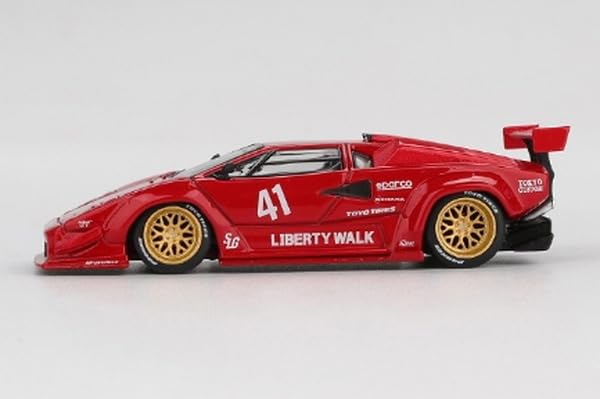 MINI GT Lamborghini Countach LB-WORKS Red Diecast Model