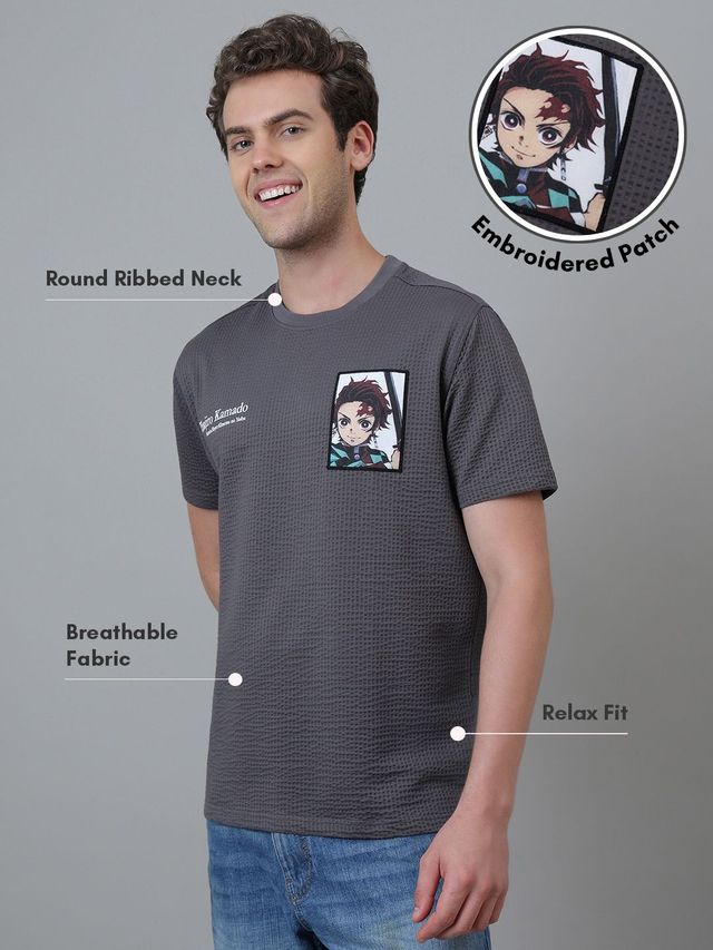 Demon Slayer Robust Grey T Shirt
