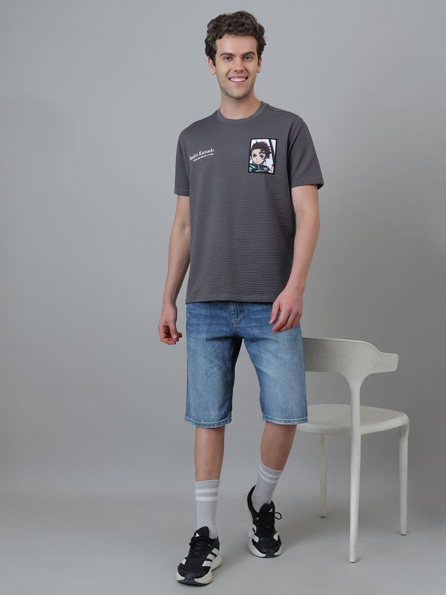 Demon Slayer Robust Grey T Shirt