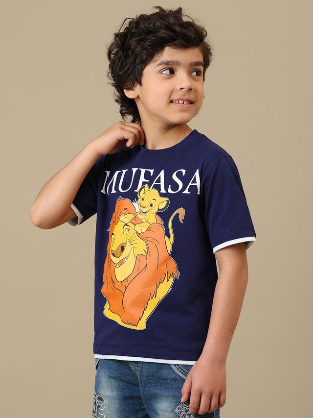 Lion King Midnight Blue Kids T Shirt