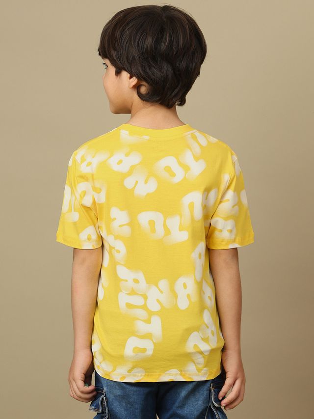 Naruto  Pollen Yellow Kids T Shirt