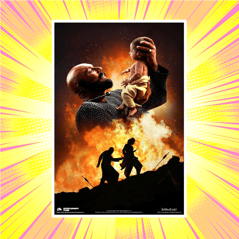 Baahubali With Kattappa Poster - www.entertainmentstore.in