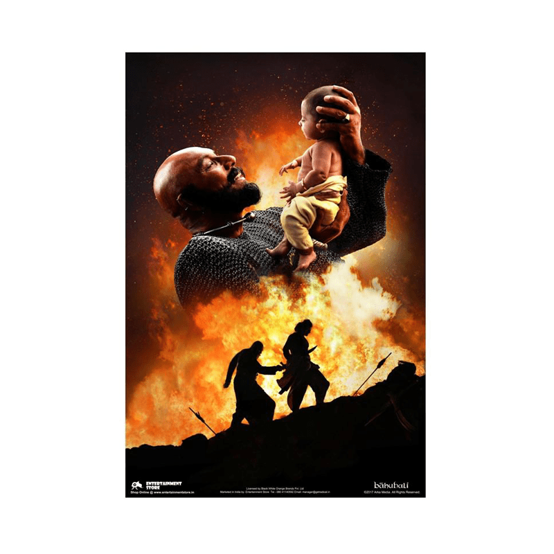 Baahubali With Kattappa Poster - www.entertainmentstore.in