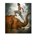 Baahubali On Elephant Poster - www.entertainmentstore.in