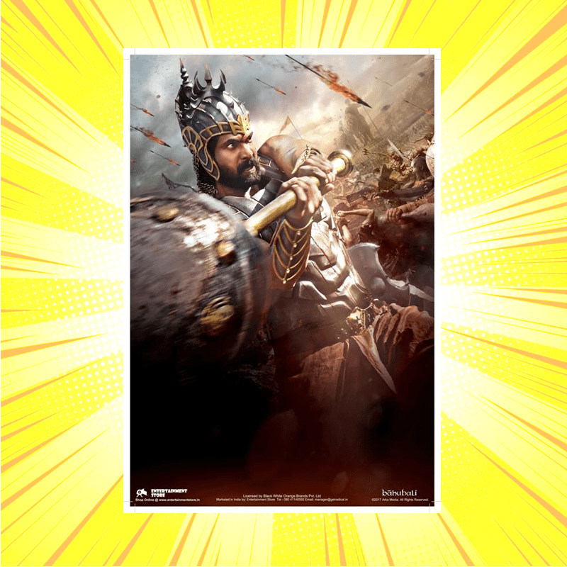 Baahubali Bhallaladeva Poster - www.entertainmentstore.in