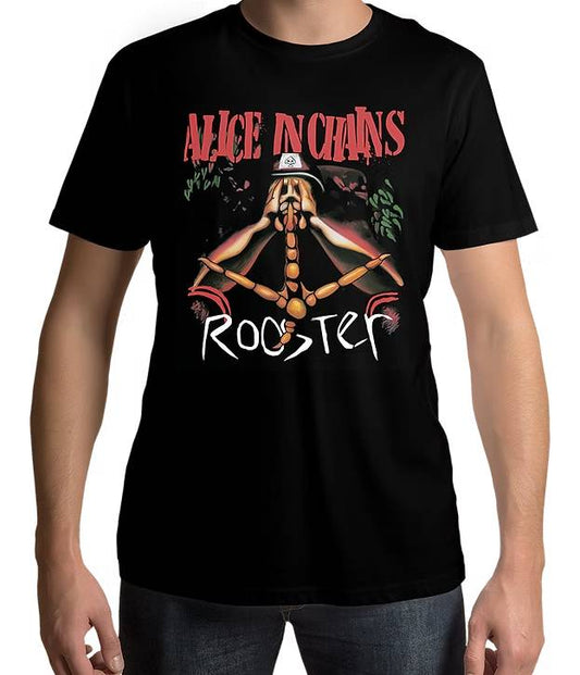 Alice in Chains Rooster Black T shirt