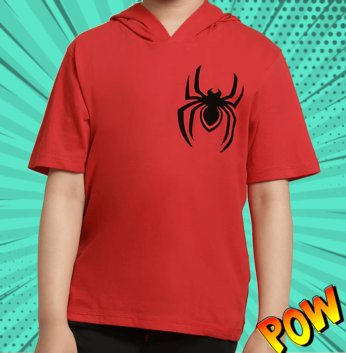 Spiderman 1680 Bright Red Kids Boys T Shirt - www.entertainmentstore.in