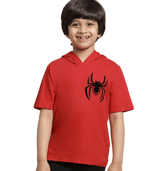 Spiderman 1680 Bright Red Kids Boys T Shirt - www.entertainmentstore.in