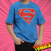 Superman 1690 Dresden Blue Kids Boys T Shirt - www.entertainmentstore.in