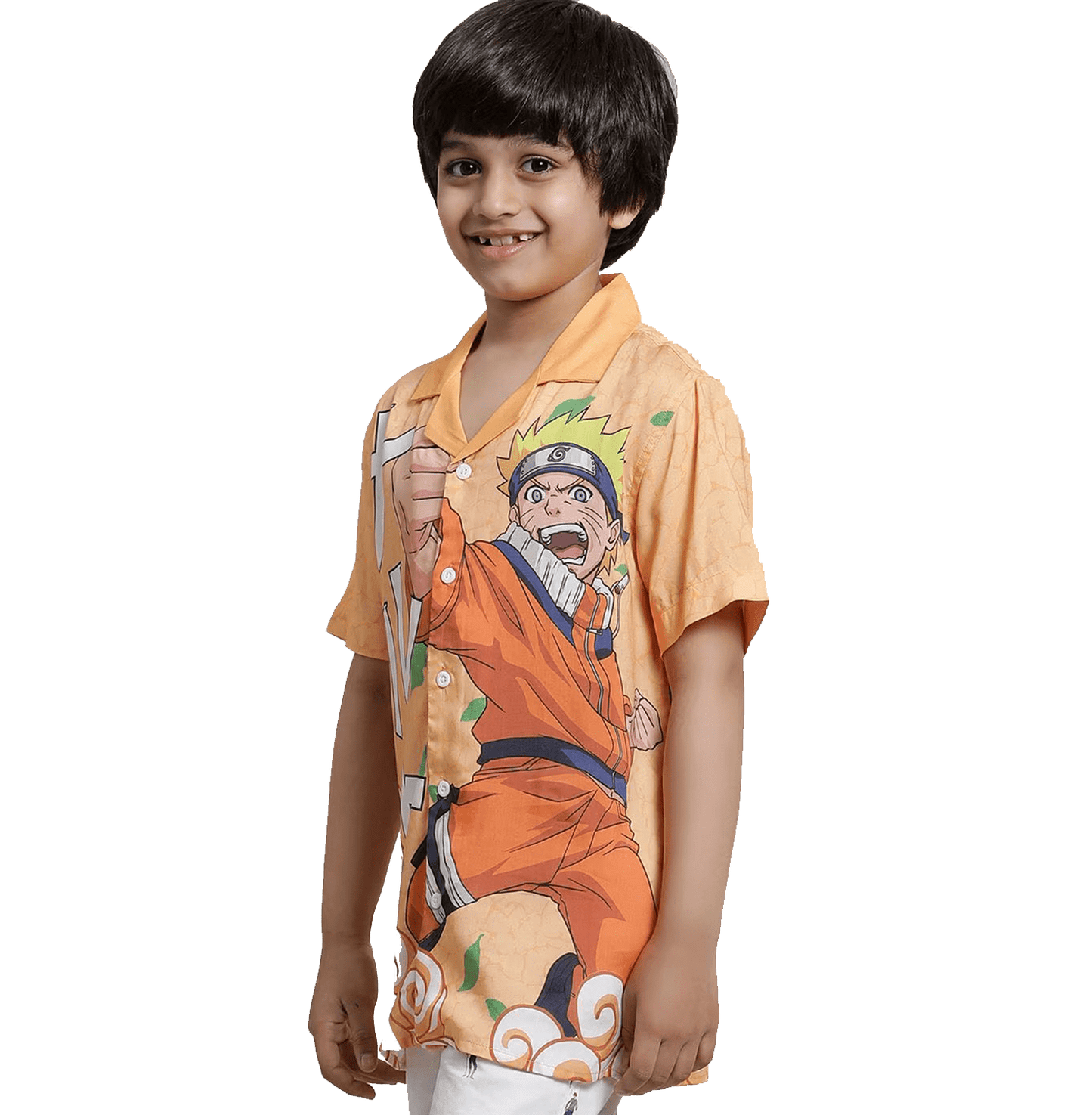 Naruto 1309 Peach Kids Boys T Shirt - www.entertainmentstore.in