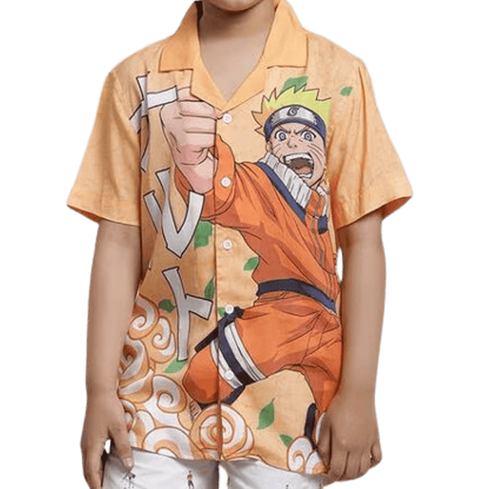 Naruto 1309 Peach Kids Boys T Shirt - www.entertainmentstore.in