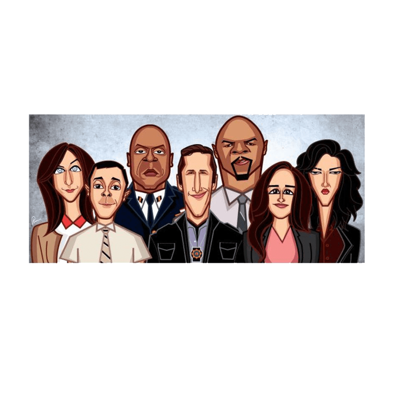 Detectives From 99 Wall Art Laminate - www.entertainmentstore.in