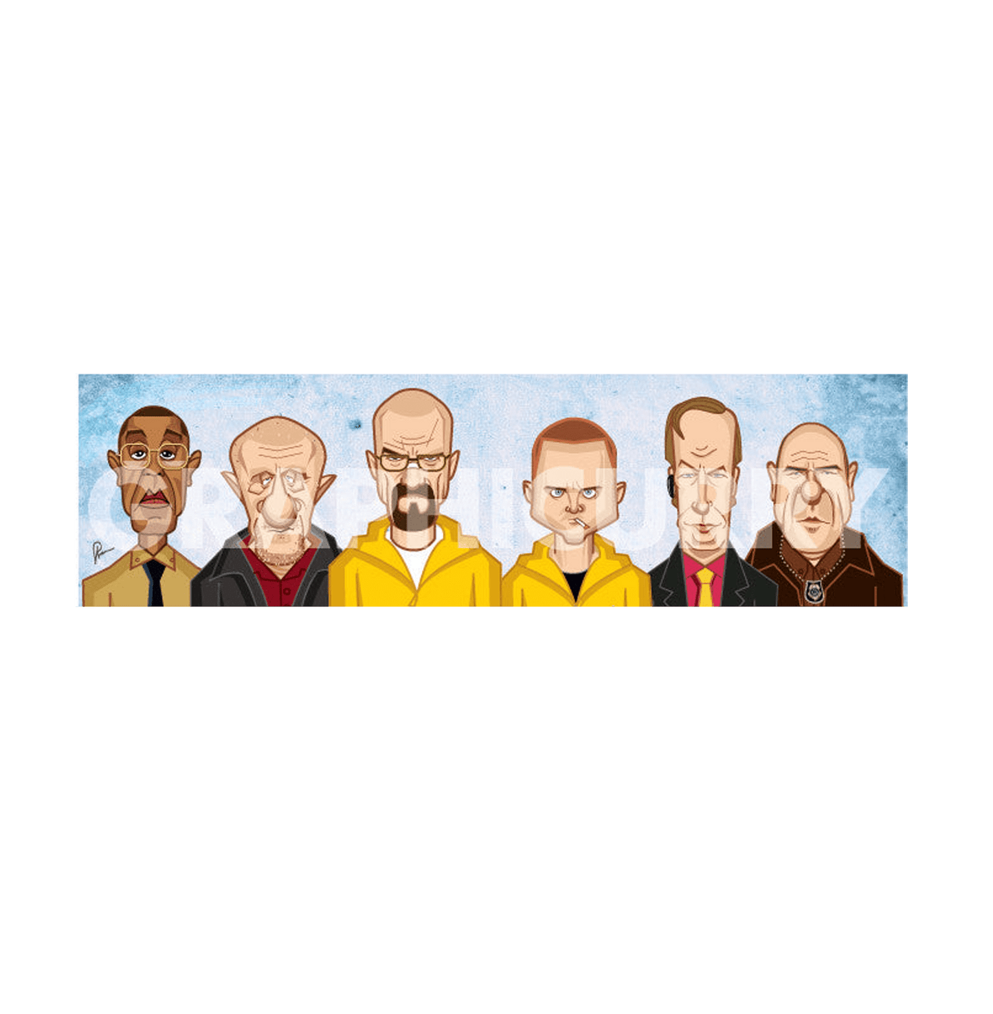 Breaking Bad Tribute Wallart Laminate - www.entertainmentstore.in