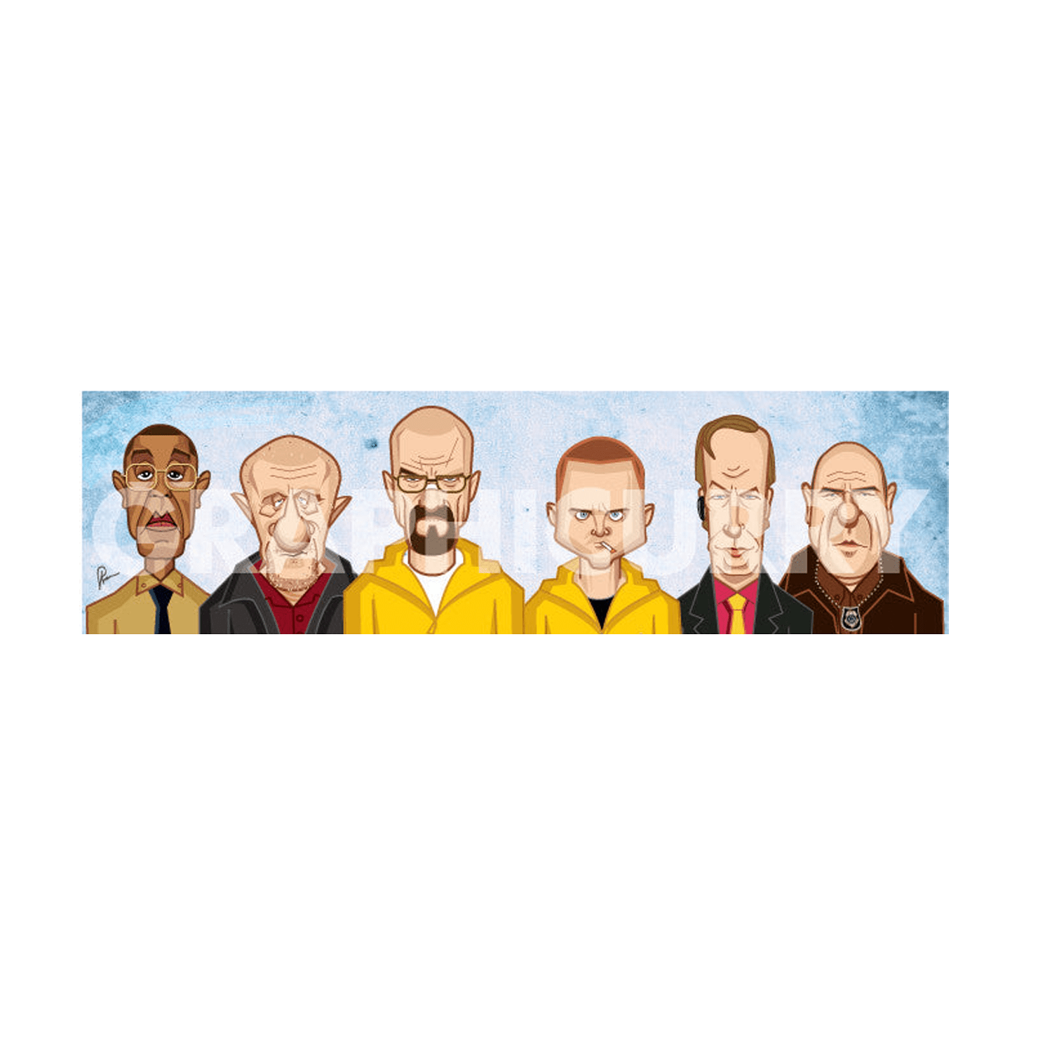 Breaking Bad Tribute Wallart Laminate - www.entertainmentstore.in