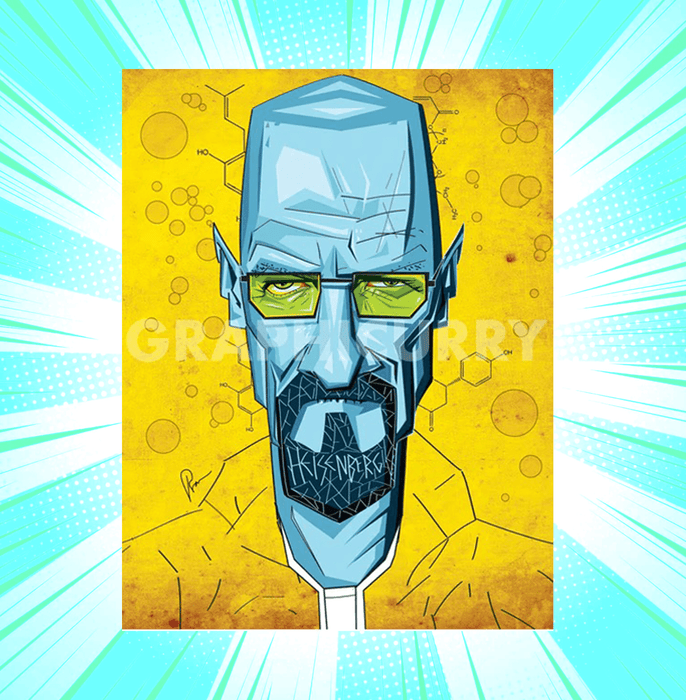 Breaking Bad One Who Cooks Wall Art Laminate - www.entertainmentstore.in