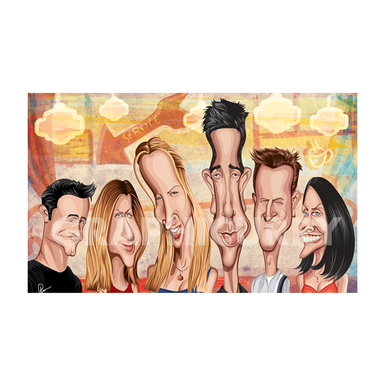 Friends A4 Laminate - www.entertainmentstore.in