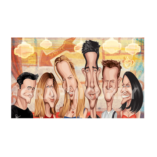 Friends A4 Laminate - www.entertainmentstore.in