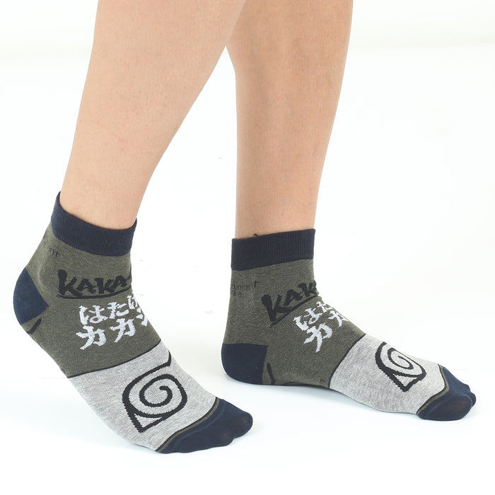 Naruto Akatsuki And Kakakashi Ankle Length Socks Set of 2