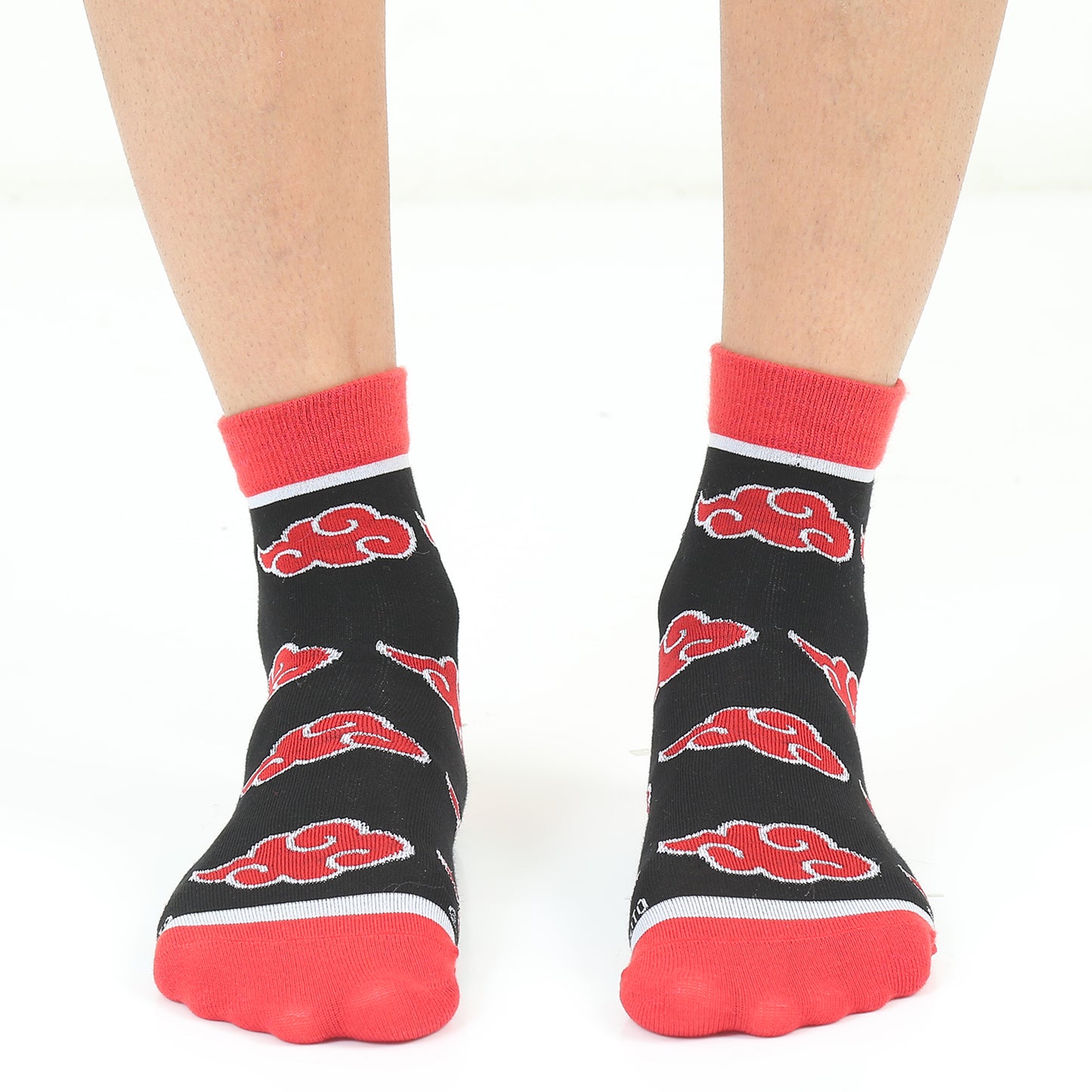 Naruto Akatsuki And Kakakashi Ankle Length Socks Set of 2