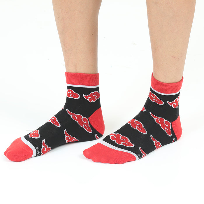 Naruto Akatsuki And Kakakashi Ankle Length Socks Set of 2