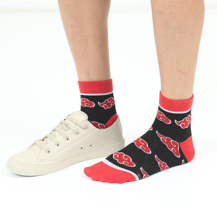 Naruto Akatsuki And Kakakashi Ankle Length Socks Set of 2