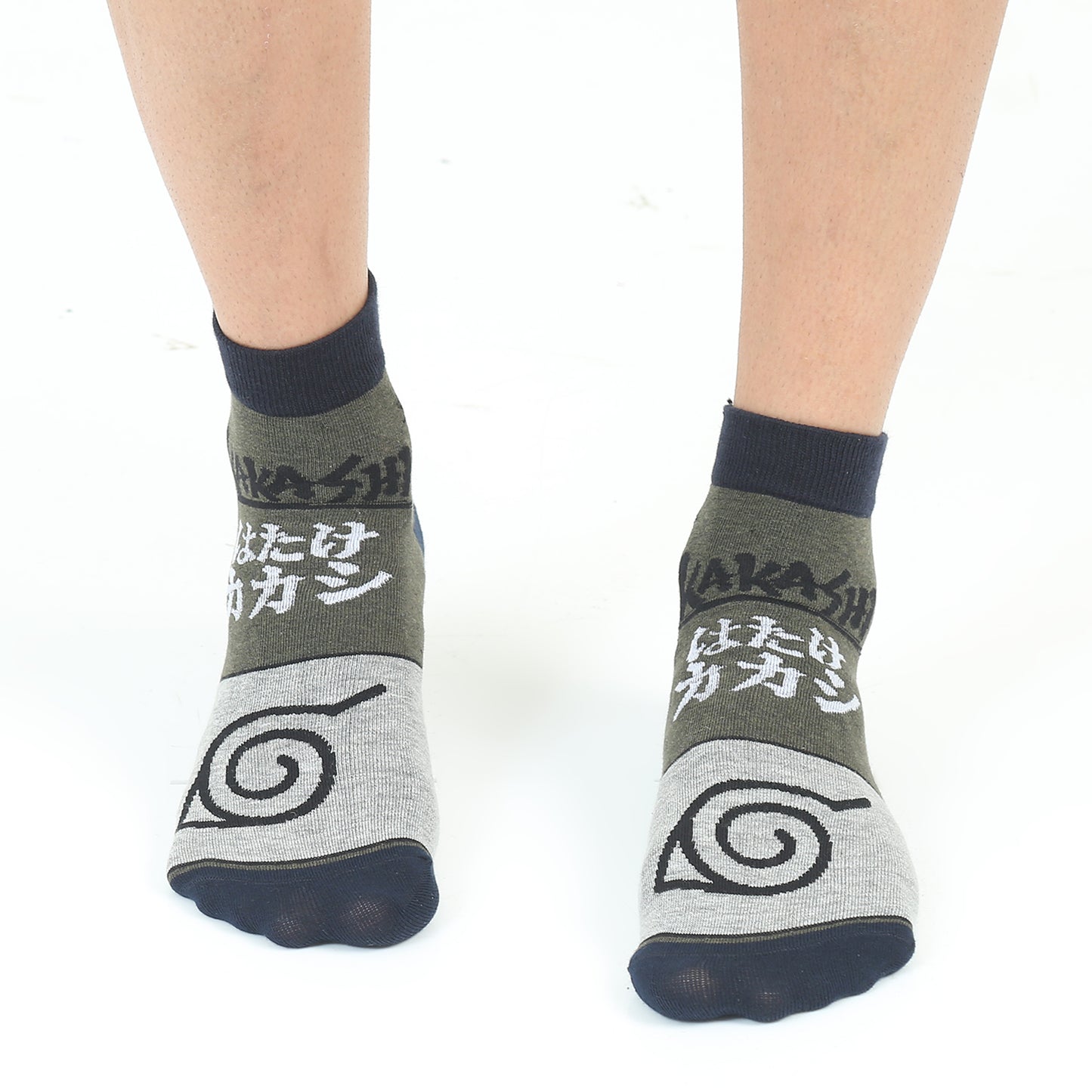 Naruto Akatsuki And Kakakashi Ankle Length Socks Set of 2