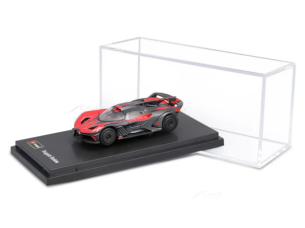 Bugatti Bolide Red 1:64 Bburago Licensed Diecast Scale Model Car