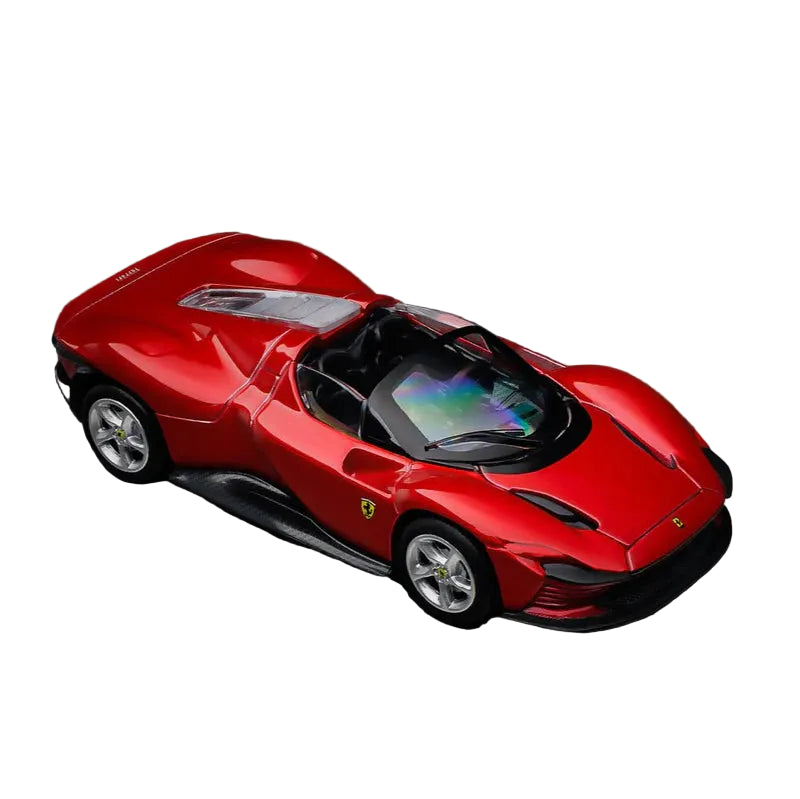 Red Race & Play Ferrari Daytona Sp3 1:64 Scale Die-Cast Car