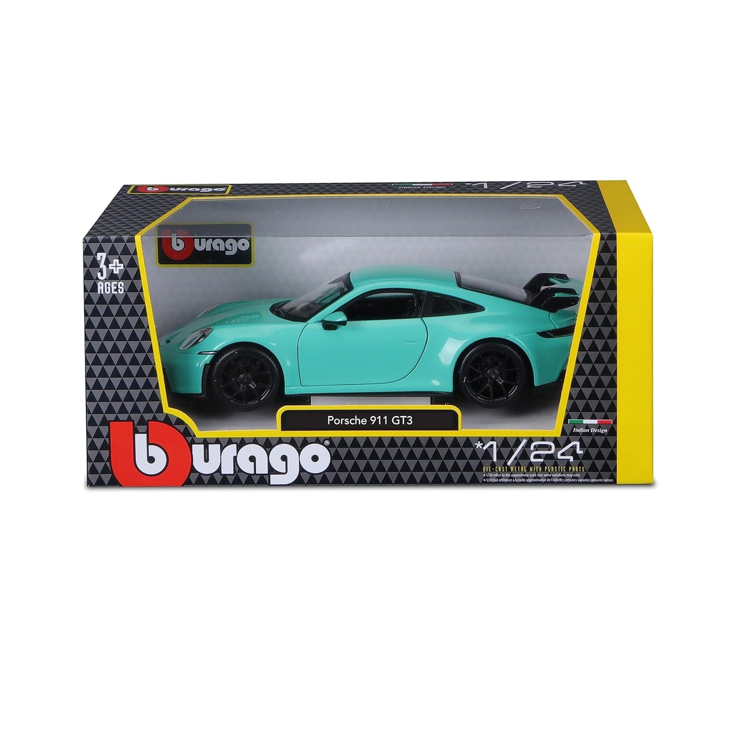 Porsche 911 GT3 Green 1:24 Die-Cast Scale Model