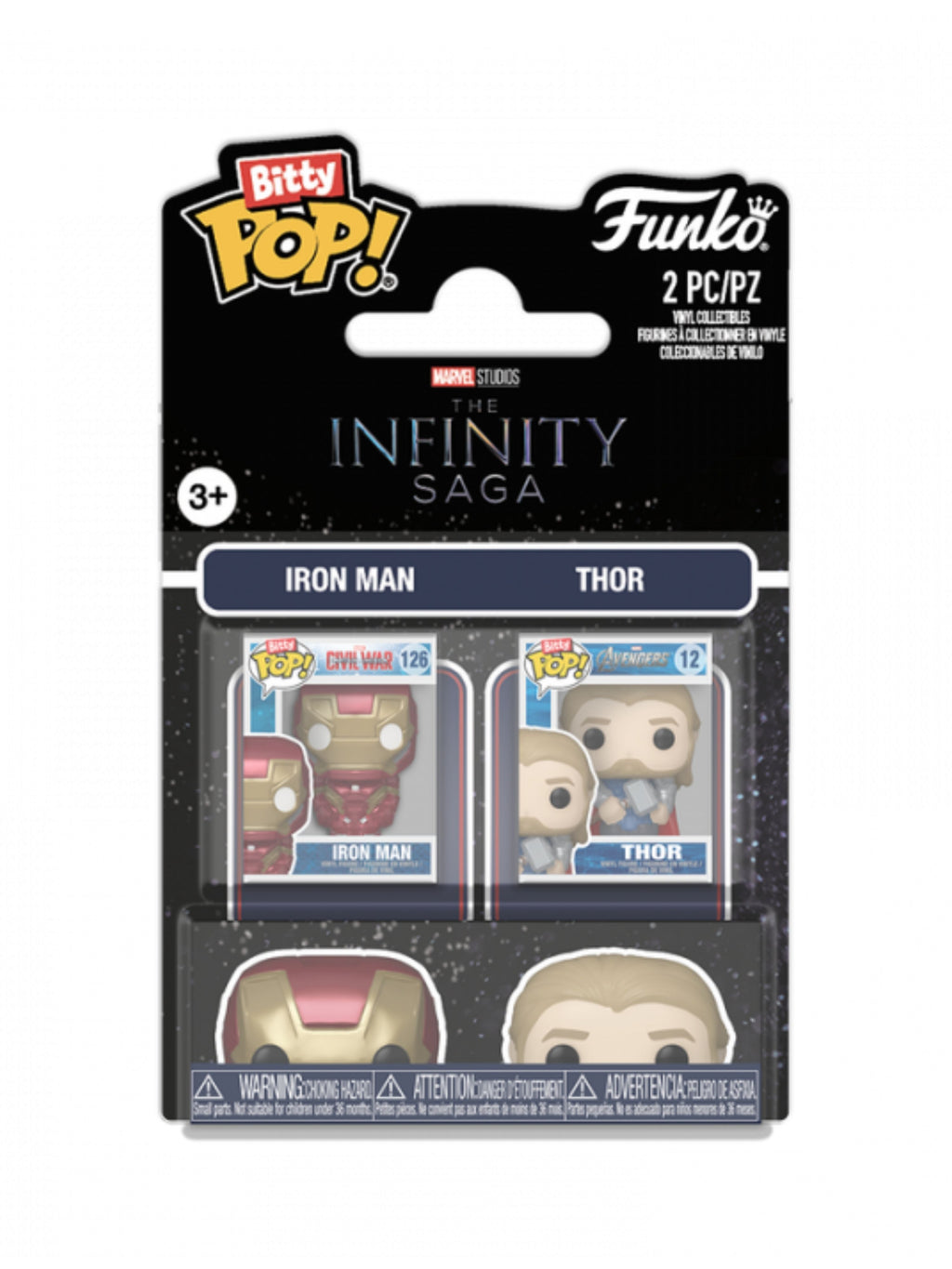 FUNKO BITTY POP 2 Pack Marvel Iron Man & Thor