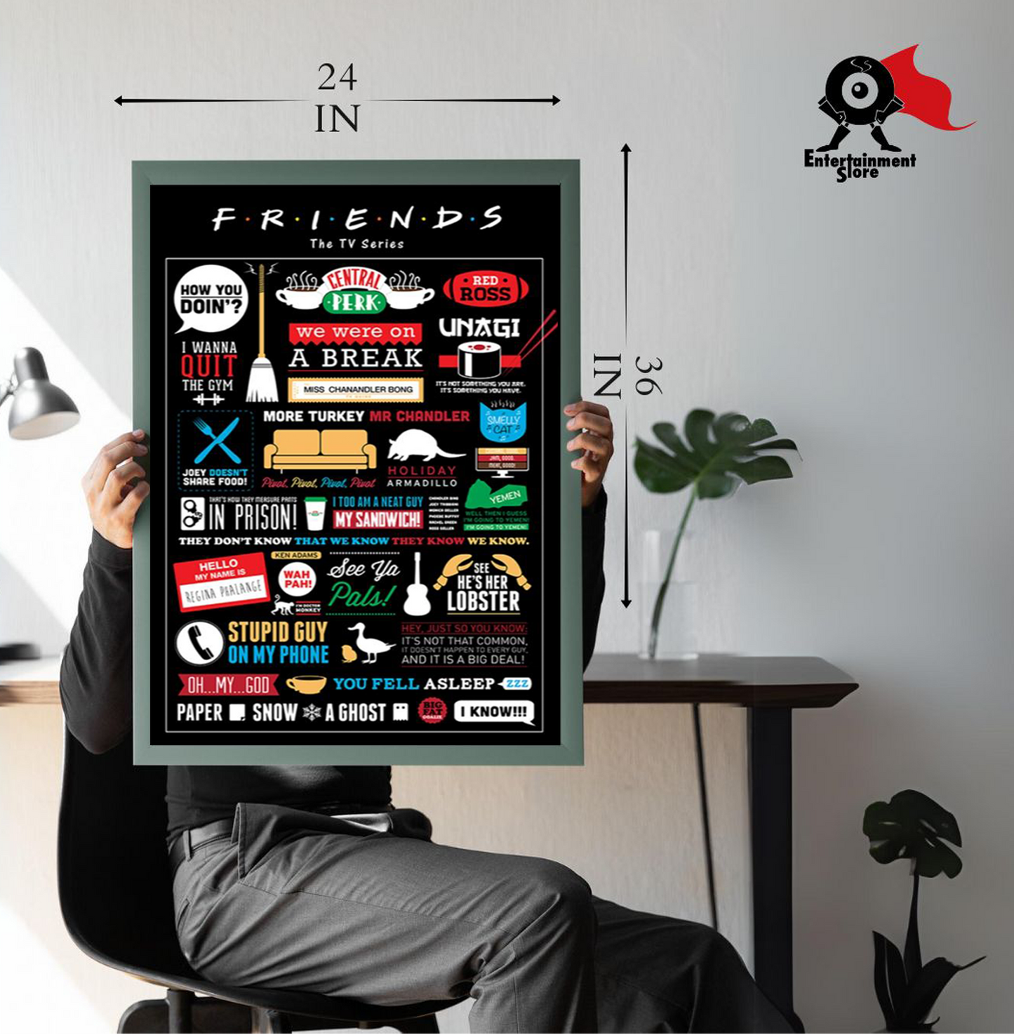 Friends Infographic  Maxi Poster