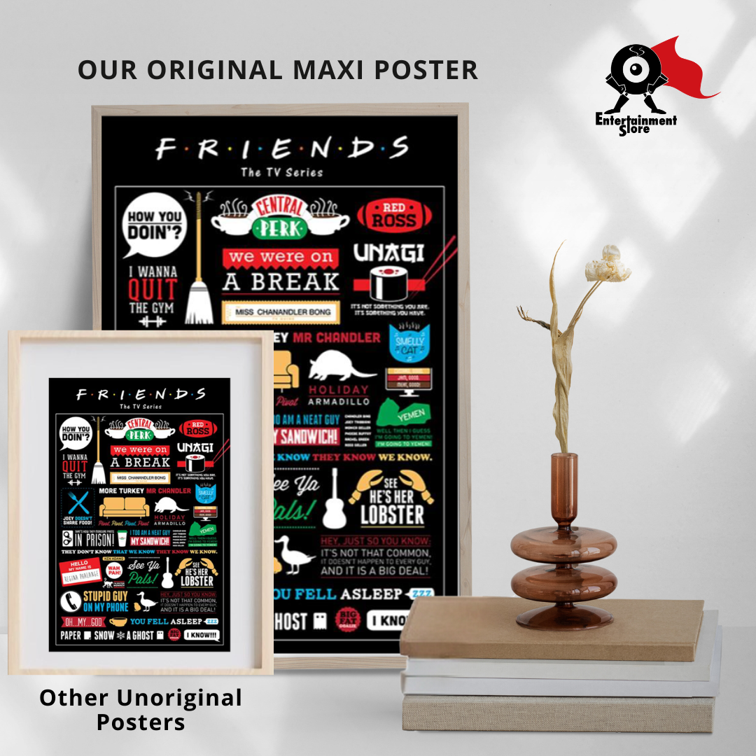 Friends Infographic  Maxi Poster