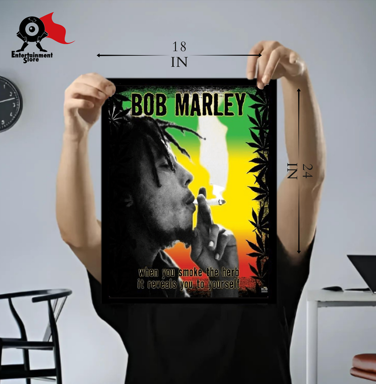 Bob Marley Herb Mini Poster