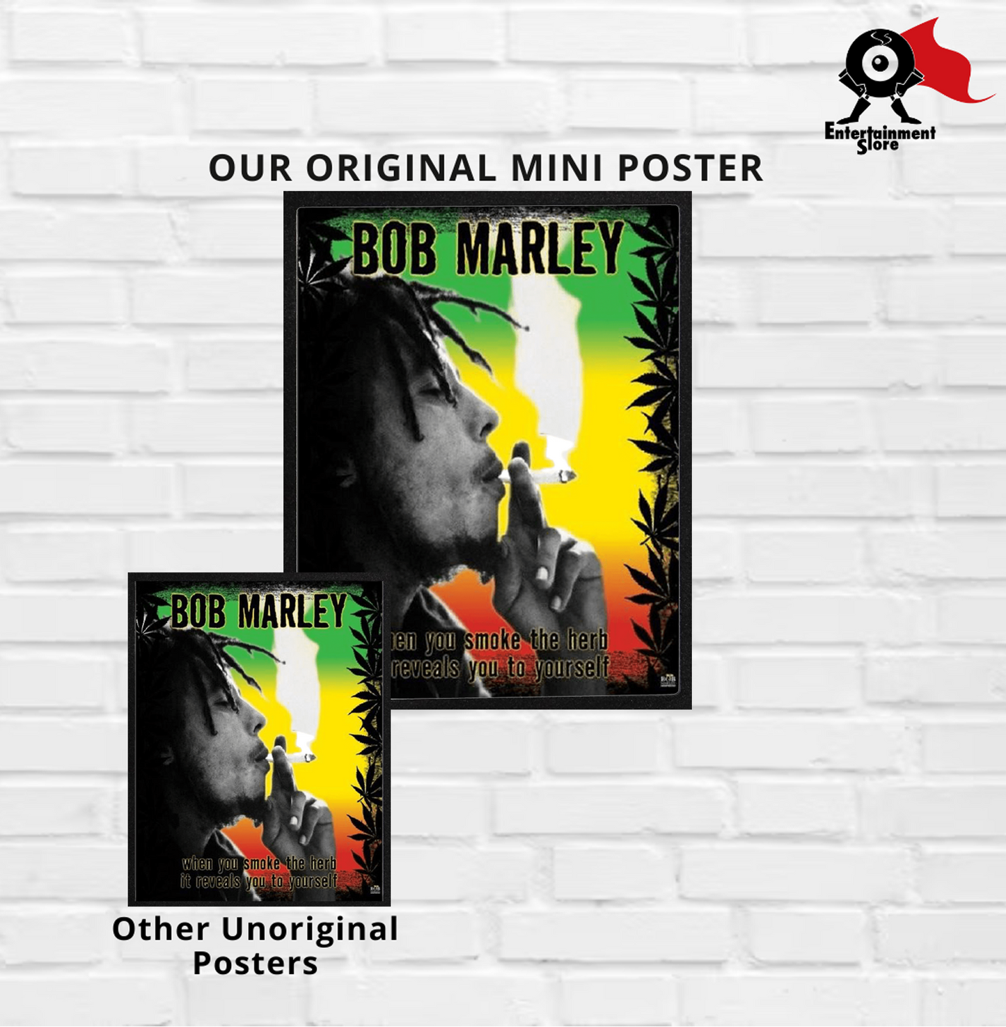 Bob Marley Herb Mini Poster