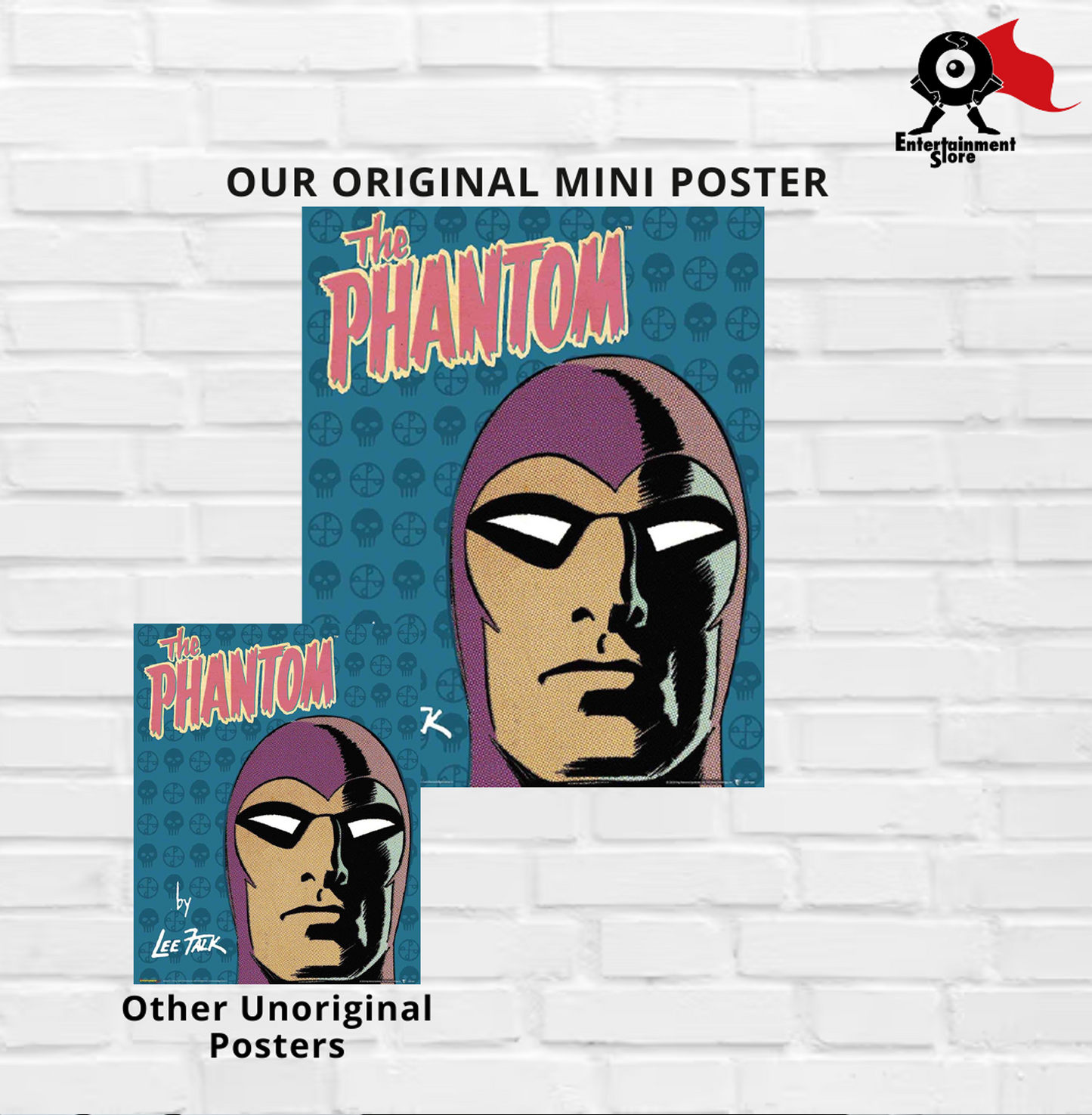 Phantom By Lee Falk Mini Poster