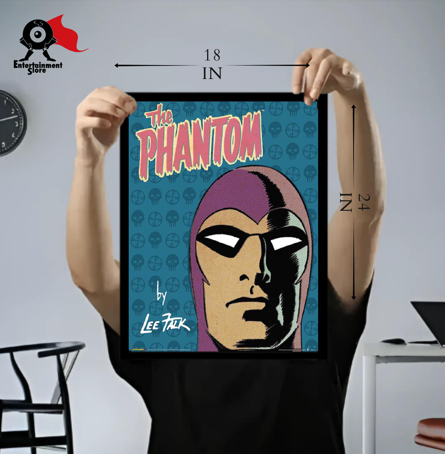 Phantom By Lee Falk Mini Poster