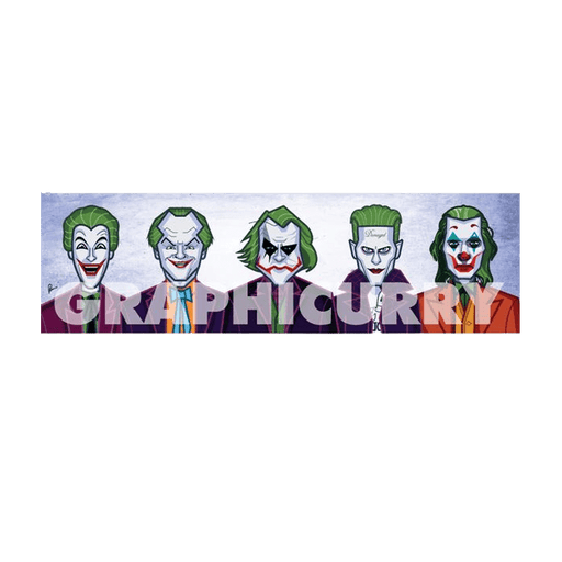 Evolution Of The Clown Wall Art Laminate Graphicurry - www.entertainmentstore.in