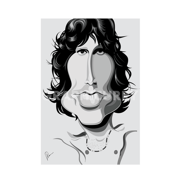 Jim Morrison A4 Laminate Graphicurry - www.entertainmentstore.in