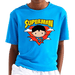 Superman Cyan Cotton Kids T Shirt - www.entertainmentstore.in