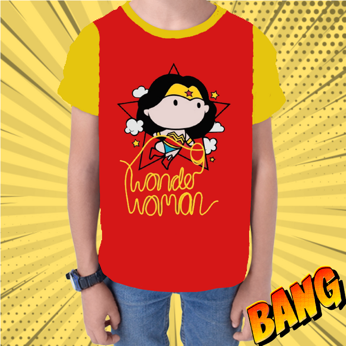 Wonder woman kids shirt sales