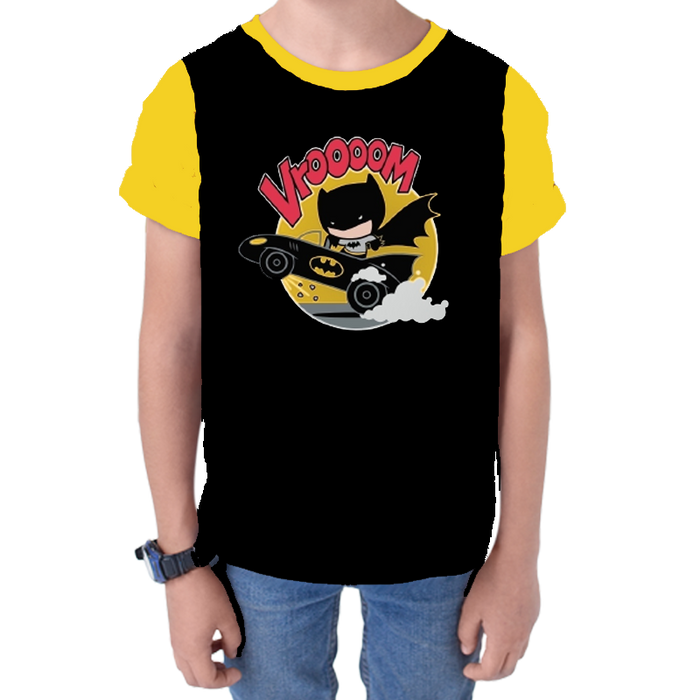 Batman Vroooom Black Kids T Shirt - www.entertainmentstore.in